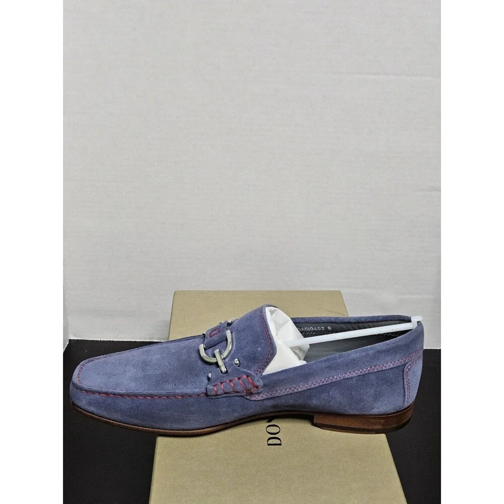 Sz9 Donald Pliner Blue Dacio Bit Loafers Mens Model - NWB Retail $295
